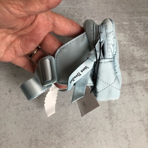 Vera Bradley Essential Mini Belt Bag Ultralight Sea Salt Blue - Picture 12 of 13